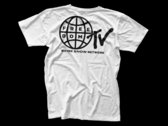 Wayne Snow 'Freedom TV' limited edition t-shirt (white with black print) SALE 50% OFF photo 