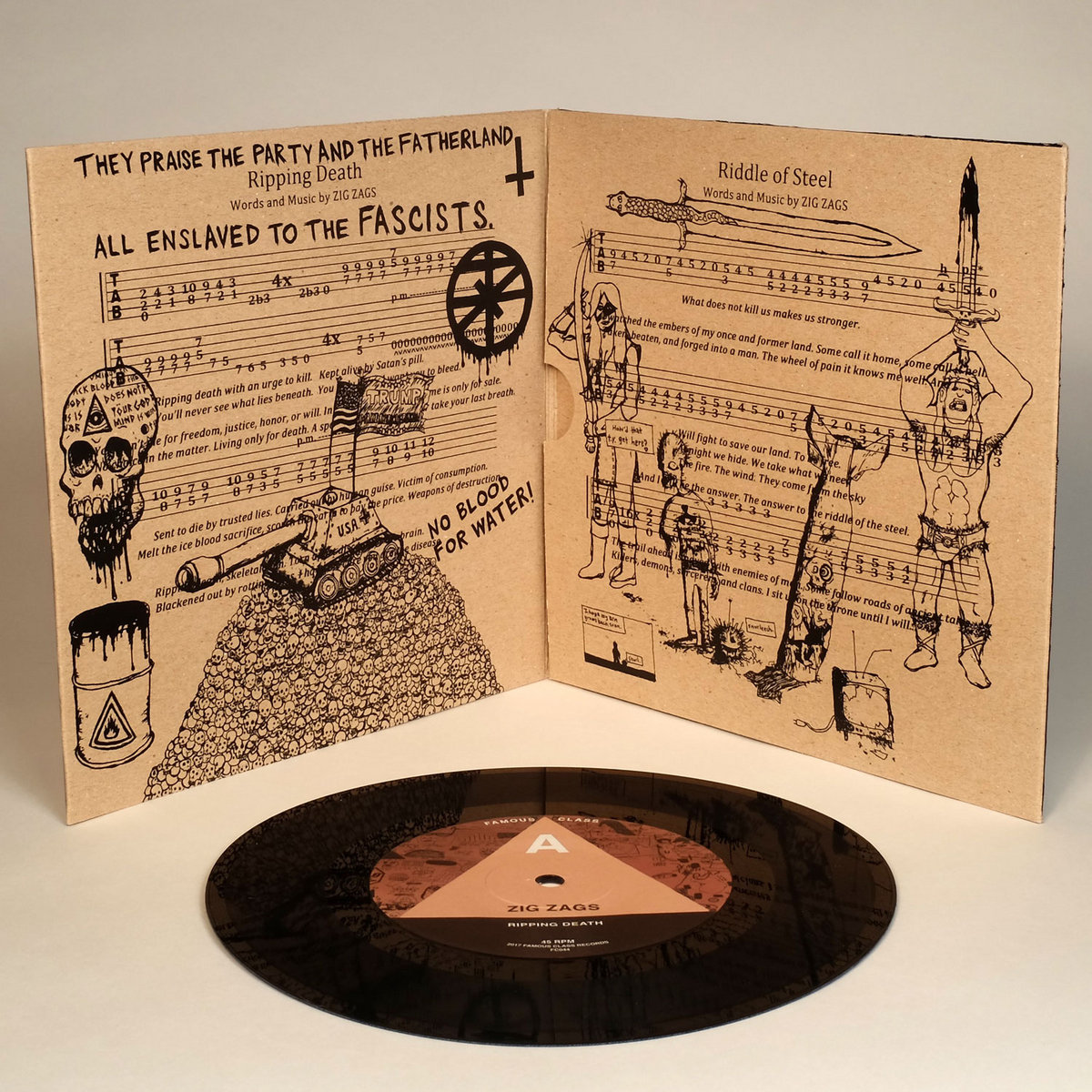 Ripping Death B/W Riddle of Steel | Zig Zags