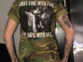 Fight Hate With Hate Camo Shirt photo 