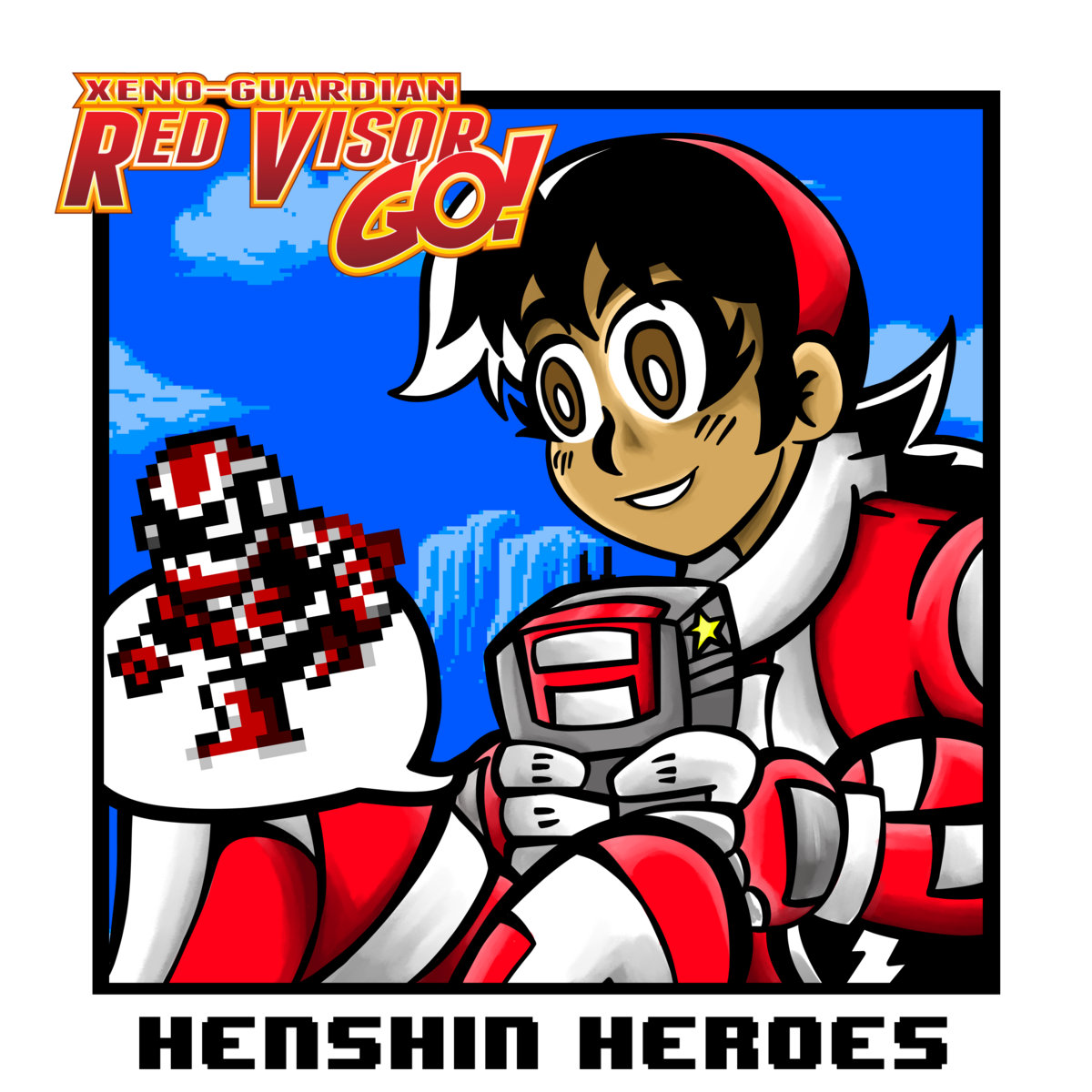 Red Visor Go Henshin Heroes Red Visor Go Henshin Heroes
