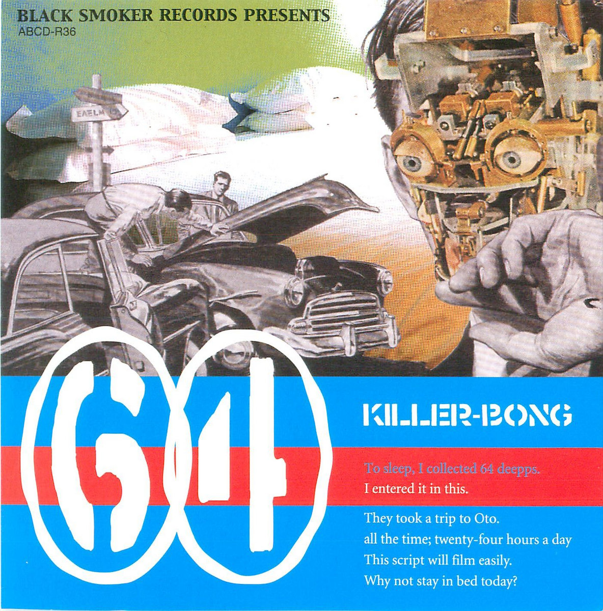 KILLER-BONG - 64 (Handmade CD-R) | BLACK SMOKER RECORDS