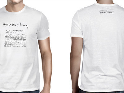 "Neurotic and Lonely" Craigslistlieder T-shirt main photo