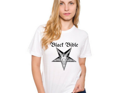 Women's Black Bible "666" T Shirt main photo