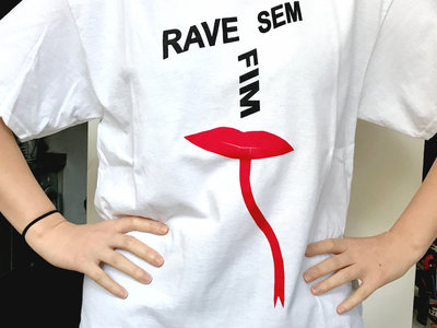 Limited Edition "Rave Sem Fim" T-SHIRT (white) main photo