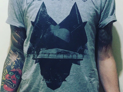 Men's grey melange T-Shirt with logo / Camiseta gris vigoré de hombre con logo main photo