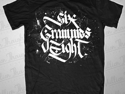 Black T-Shirt - SIX GRAMMES EIGHT "2K17 Logo" main photo