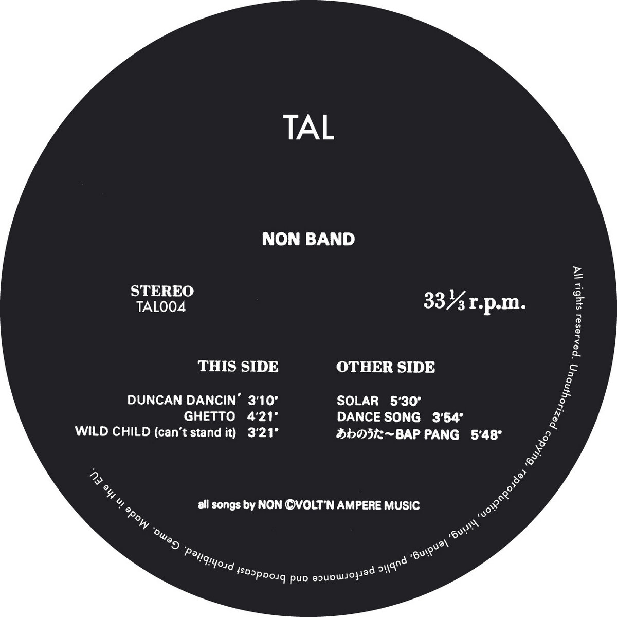 Non Band | Non Band