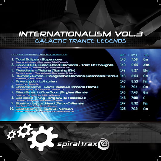 Internationalism vol.3 - Galactic Trance Legends [SPITCD039