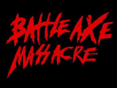 Battle Axe Massacre Red logo Sticker main photo