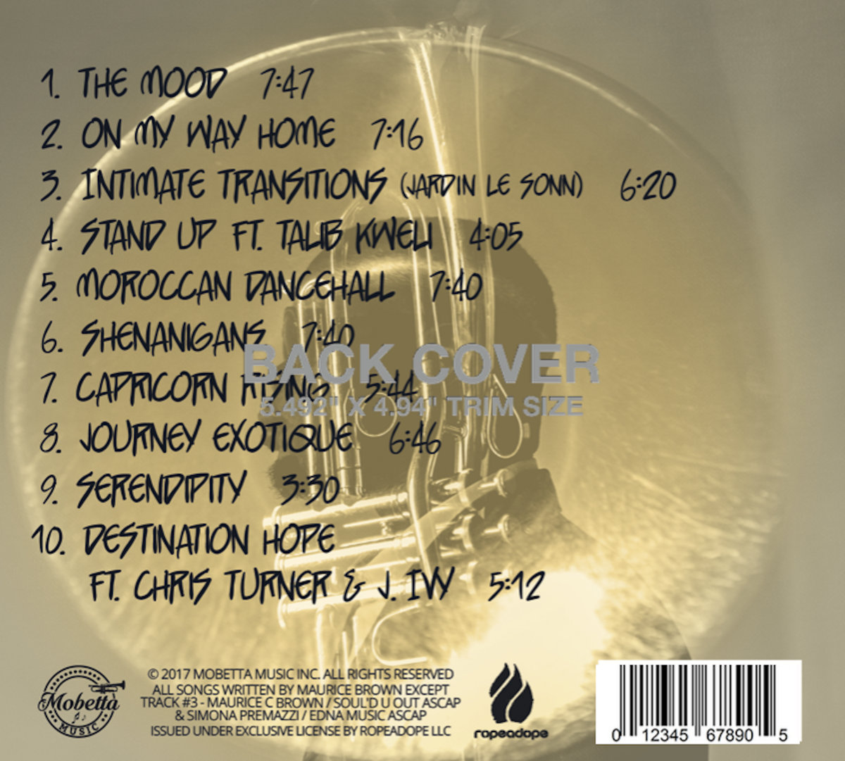 The Mood Maurice Brown the mood cd