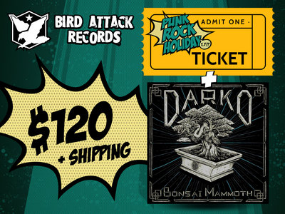 Punk Rock Holiday 1.7 Ticket Bundle - 12" Vinyl of Darko "Bonsai Mammoth" main photo