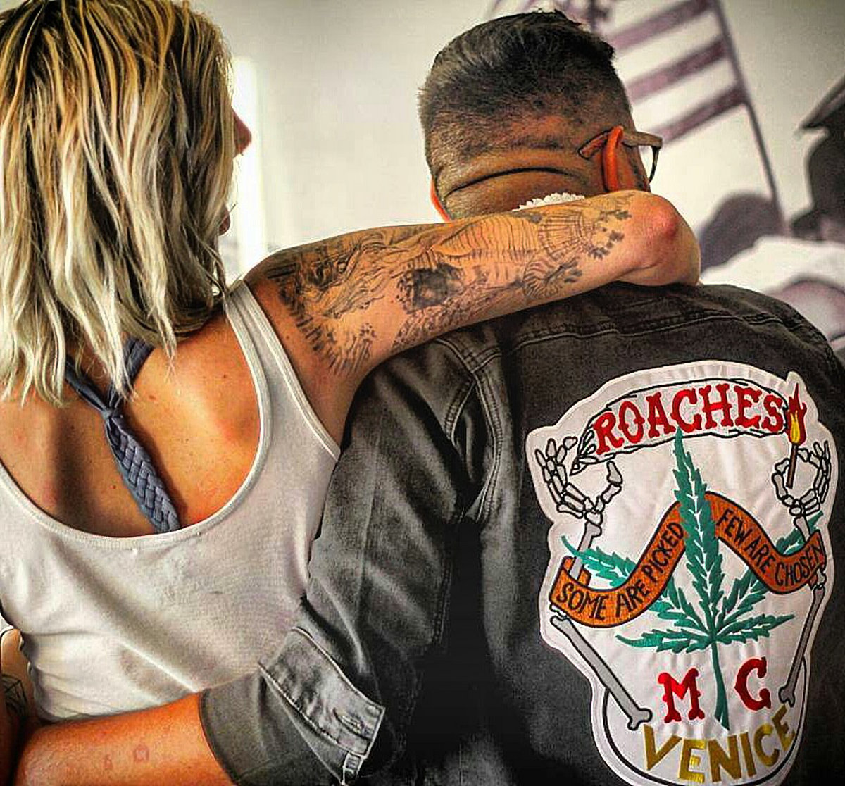 tommy chong denim vest