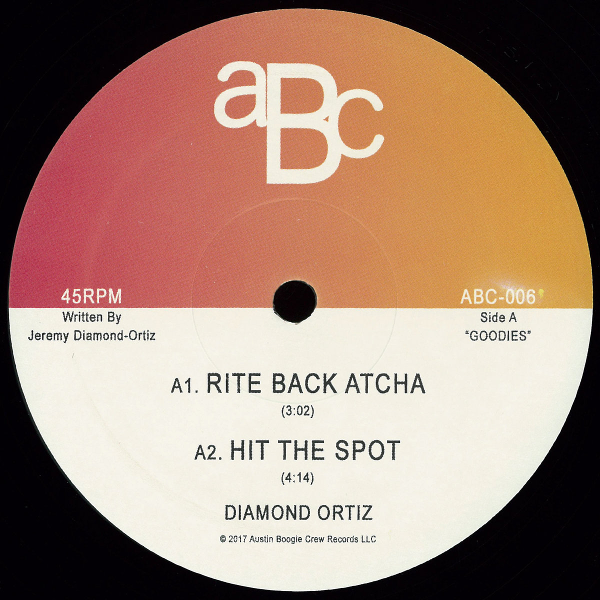 Rite Back Atcha | Diamond Ortiz | Austin Boogie Crew Records
