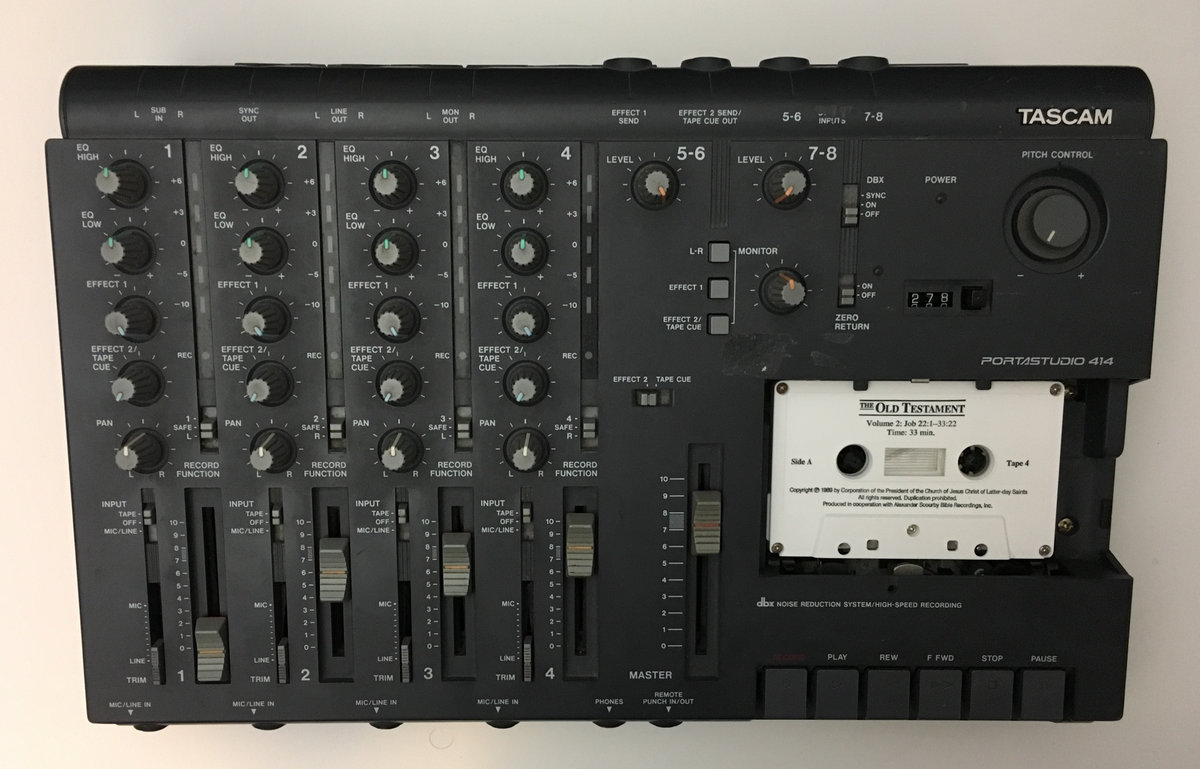 Tascam 4 Track Tape Recorder (Tape Loop Machine) AMULETS