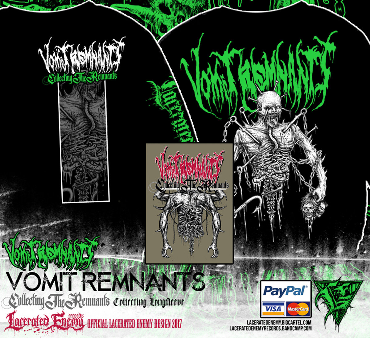 VOMIT REMNANTS - Collecting ... Longsleeve | Lacerated Enemy records