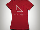 Mid August Logo T-Shirt(Red & White) photo 