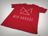 Mid August Logo T-Shirt(Red & White) photo 