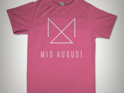 Mid August Logo T-Shirt(Pink & White) main photo
