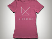 Mid August Logo T-Shirt(Pink & White) photo 