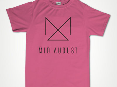 Mid August Logo T-Shirt(Pink & Black) main photo