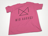 Mid August Logo T-Shirt(Pink & Black) photo 