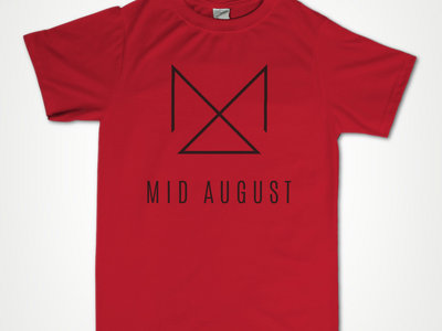 Mid August Logo T-Shirt(Red & Black) main photo