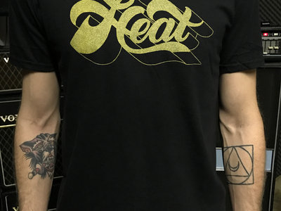 Black T-Shirt "Gold Heat Logo" main photo