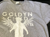 vintage*Goldyn Chyld tee (size XL) &  Classic SOUL ON ICE: Revisited Vinyl in Blue Splatter photo 
