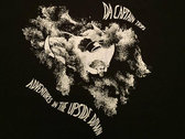 "Adentures in the Upside Down" design T-Shirt  Black photo 