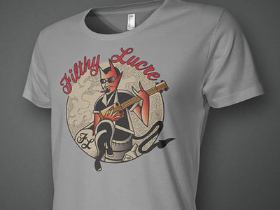 Ladies "Devil Man" T-Shirt (Grey) *FLASH SALE* main photo