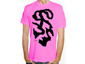 Two Sided Crystal Smerluvio Riddims T-Shirt (Magenta Fluo/Black) photo 