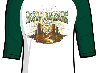 CRY ME A RIVER, HONEY Baseball T in Forest Green/White main photo