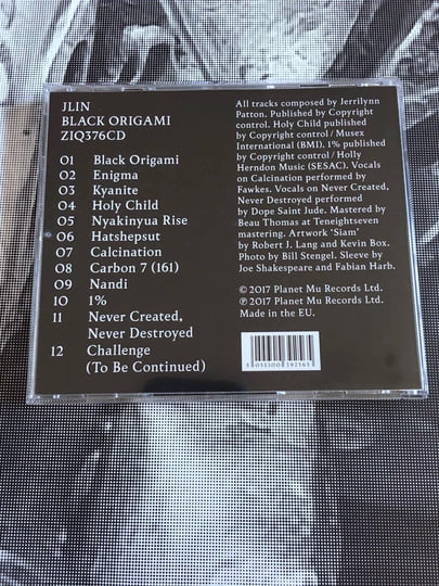 Black Origami | Jlin