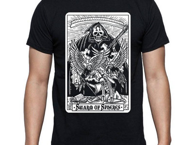 Swarm Of Spheres - Grim Vulture Pope T-Shirt (Black) main photo