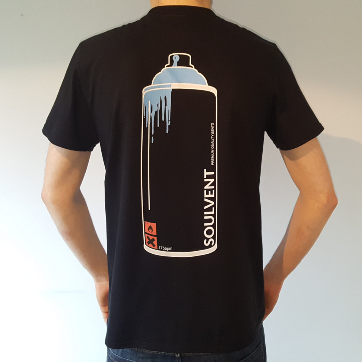 Spray Can Tee Front Back Print Soulvent Records Spray Can Tee Front Back Print Main Photo