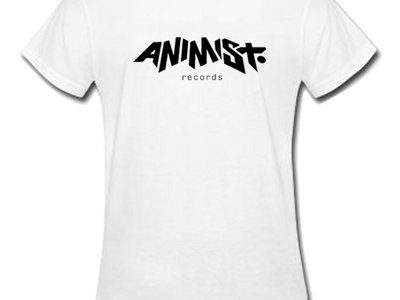 Animist Records White T-Shirt with Black print main photo