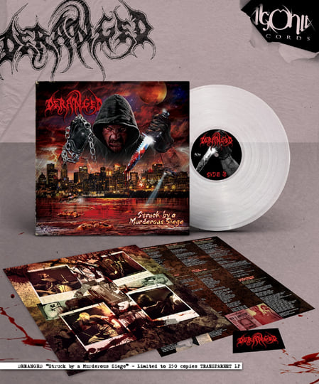 死の接吻　CF 拡張アートExtended Art Struck By A Murderous Siege | Deranged | Agonia Records