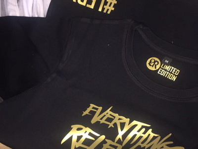 Everything's Relevant T-Shirt - Mens - Black/Gold main photo