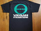 Vegan Straight Edge Shirt (black) photo 