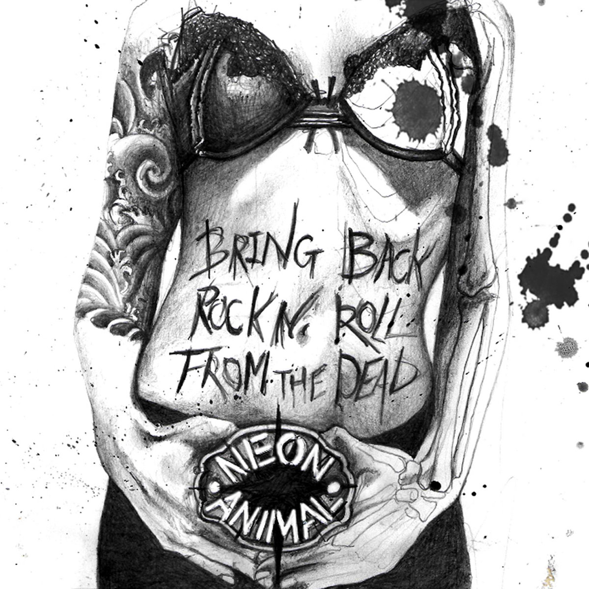 Bring Back Rock N Roll From The Dead Neon Animal Digipak Edition Of Bring Back Rock N Roll From The Dead With Full 8 Page Booklet Artwork By Joni Belaruski Distributed Cargo Records