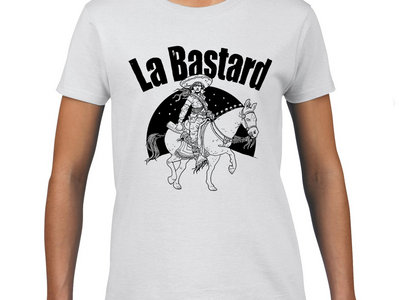 PRE-ORDER: La Bastard "Trouble" T-shirt (Womens, White or Grey) main photo