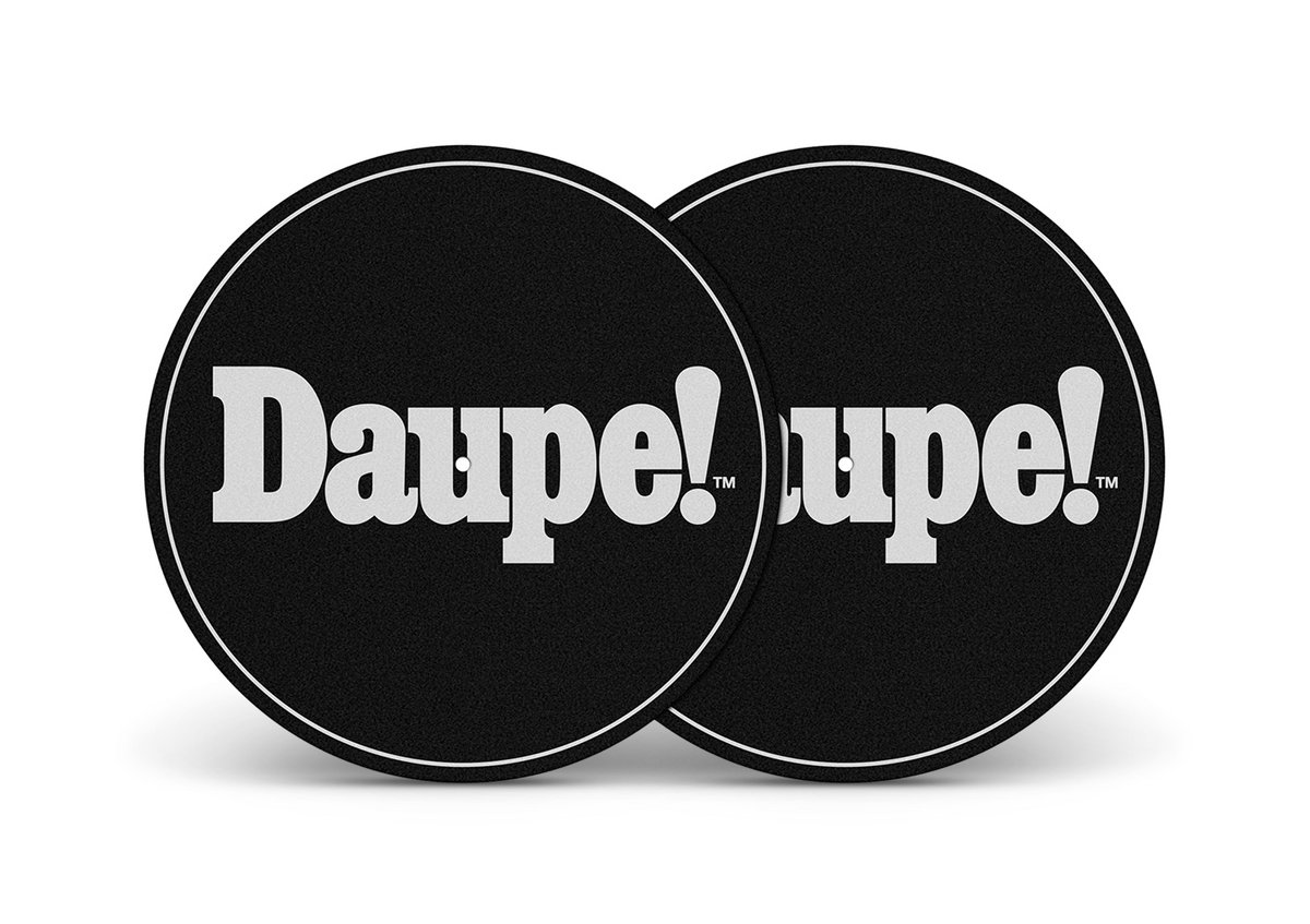 Limited Edition Daupe Slipmats (Pair) Daupe