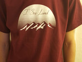Burgundy Mountain Logo T-shirt photo 