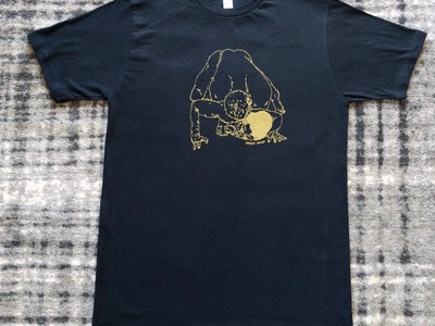 T-shirt  (WRESTLER: Black w/ Metallic Gold Ink) main photo