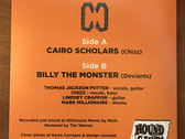 "Cairo Scholars" b/w "Billy The Monster" 7" - BLACK photo 