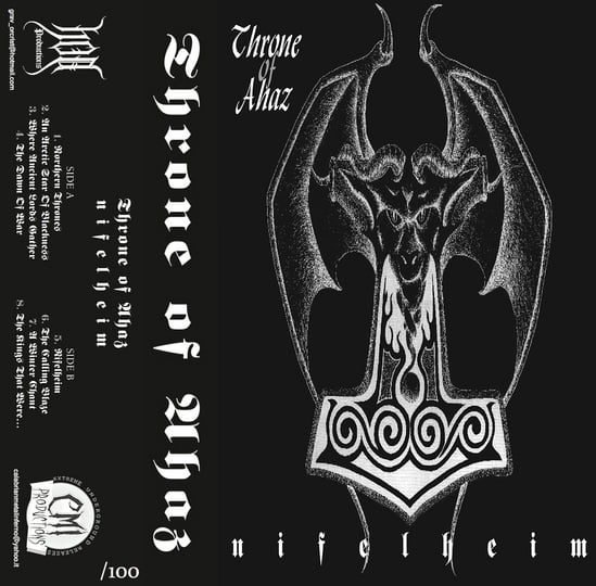 Throne of Ahaz ブラックメタル デスメタル Throne of Ahaz - Nifelheim CMI010/HOD024 | CMI PRODUCTIONS