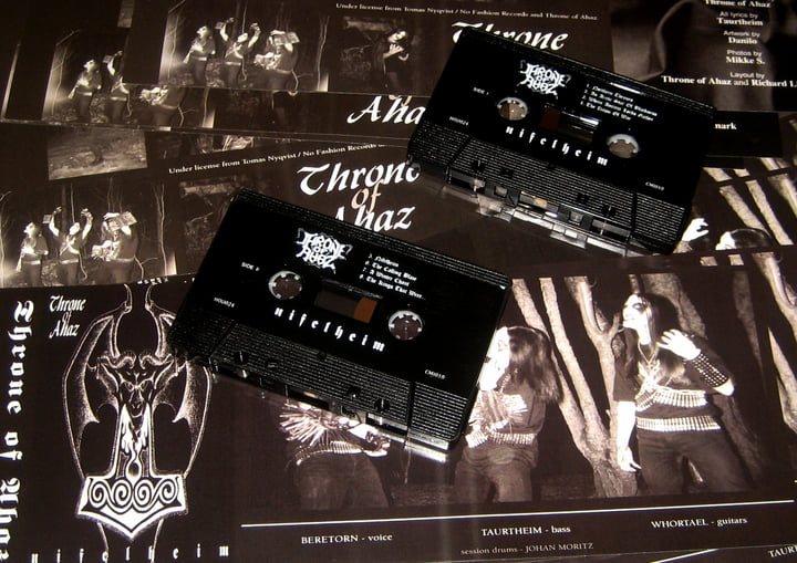Throne of Ahaz ブラックメタル　blackl THRONE OF AHAZ - On Twilight Enthroned Full-length No Fashion Rec