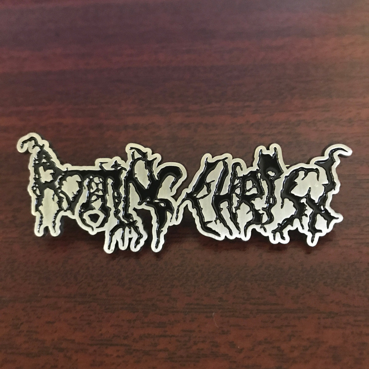 rotting christ logo enamel pin rotting christ