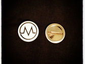 'Electric M' button badge photo 