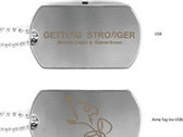 GETTING STRONGER Jump Drive (pre-loaded) + Dog Tag + Chain photo 